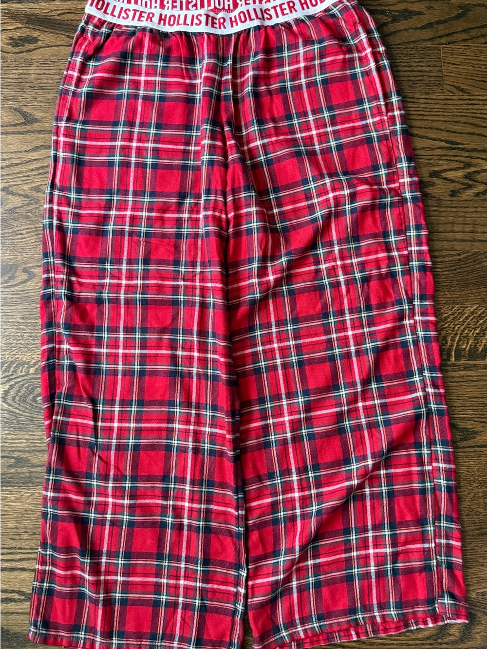 Hollister Red Plaid Sleep/Jog Lounge Pants